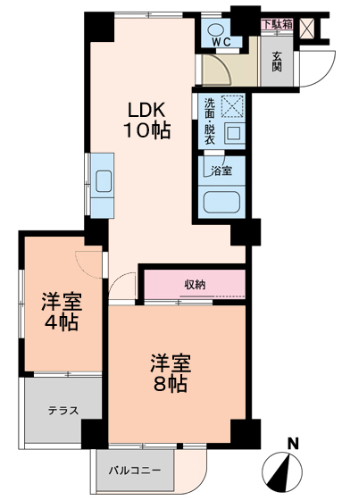 上馬マンション 間取り図