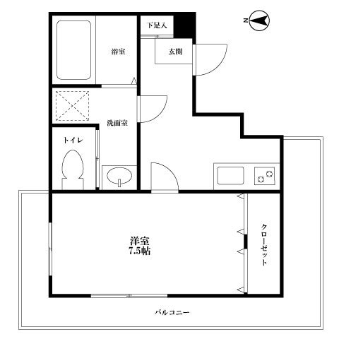 メゾンシルクロード 間取り図