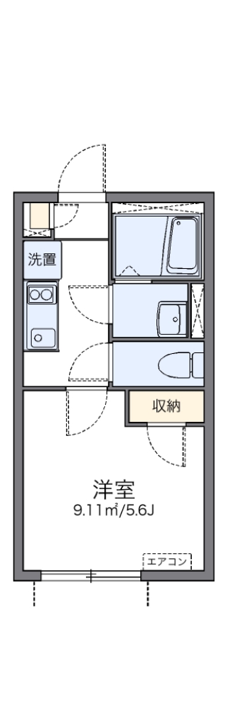レオネクストマグノリア 103号室 間取り