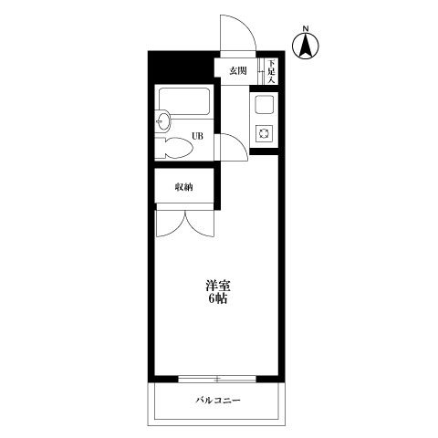 シティフラット25 302号室 間取り