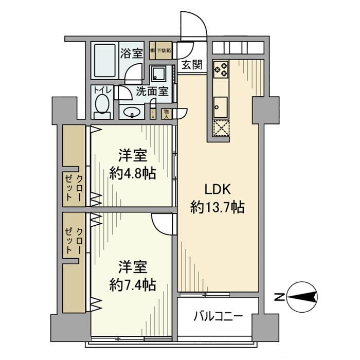 高輪グランドパームス 間取り図