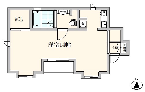 祥２００１ 101号室 間取り