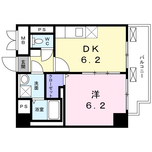 グロリア南青山 間取り図