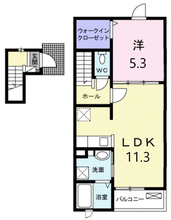 ソレイユ善福寺 間取り図
