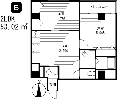 グレースヒルＴＭＹ 間取り図