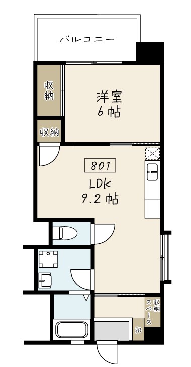 ローヤルマンション戸越 間取り図