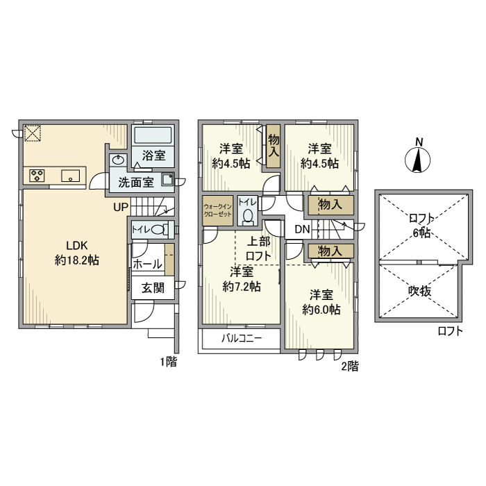 経堂戸建 間取り図