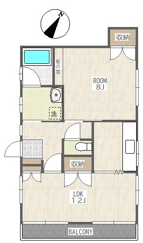 松花学園 間取り図