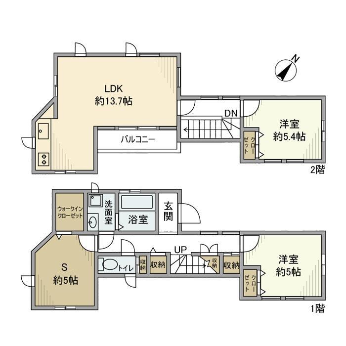 荻窪戸建 間取り図