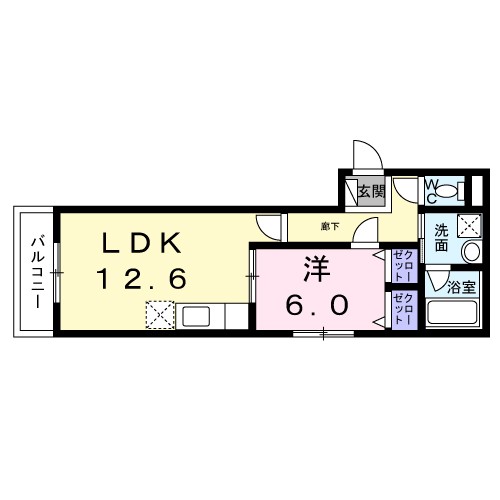 ヴィレッジ　キール 401号室 間取り