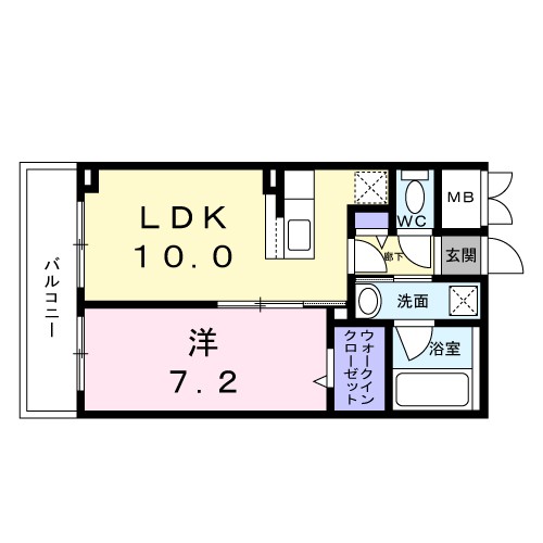 ヴィレッジ　キール 402号室 間取り