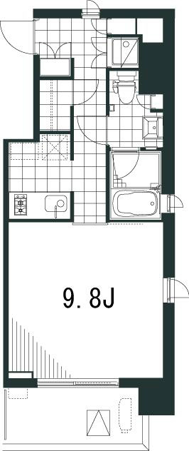 ラティエラ文京音羽 404号室 間取り