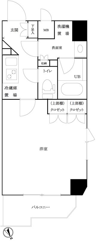 ルーブル白金高輪参番館 203号室 間取り