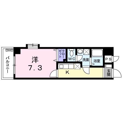 ヴィラ　プロスペリティー 303号室 間取り