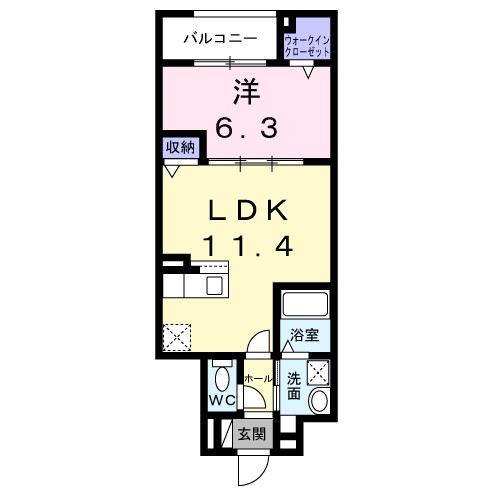 アガベ 301号室 間取り