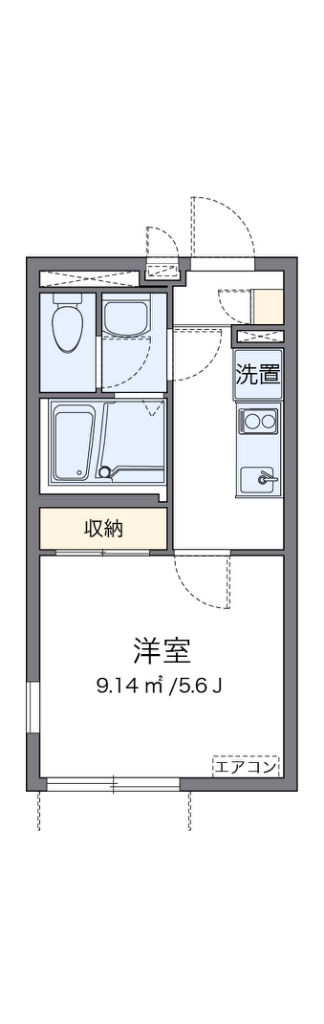 レオネクスト西品川第７ 201号室 間取り