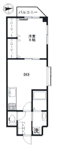 グランドメゾン中町 305号室 間取り