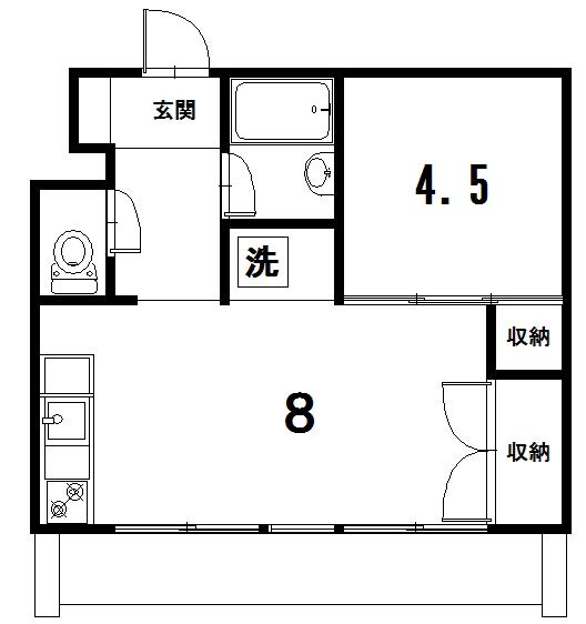 メゾンリラ 302号室 間取り