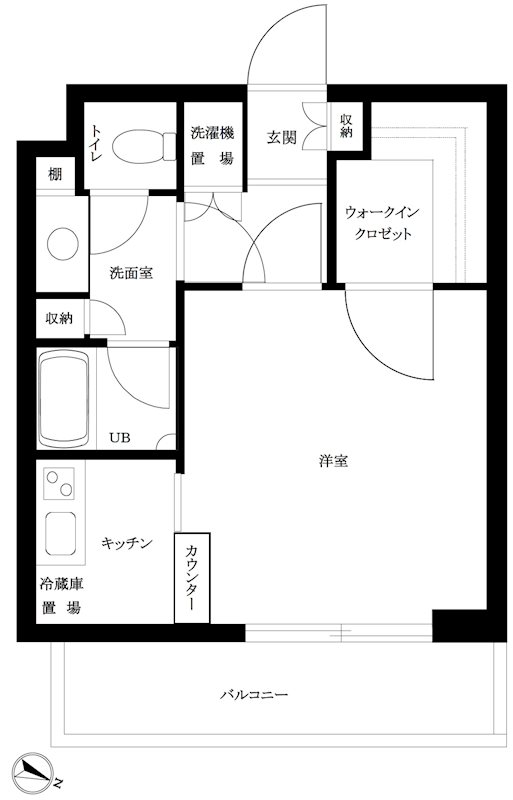 ルーブル学芸大学五番館 306号室 間取り