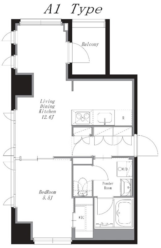 COLLET麻布 201号室 間取り
