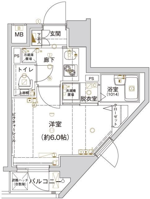 ハーモニーレジデンス御茶ノ水 501号室 間取り