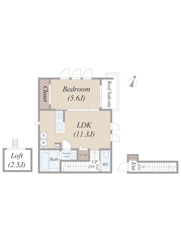 Parkhouse HARU 1 間取り図