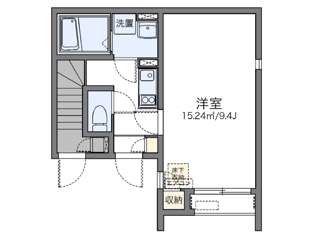 レオネクストＦＥＲＩＯ瀬田 間取り図