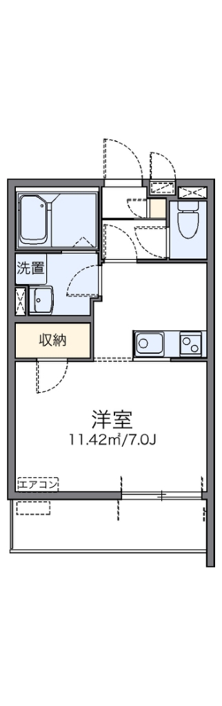 レオネクストフォレスタ 303号室 間取り
