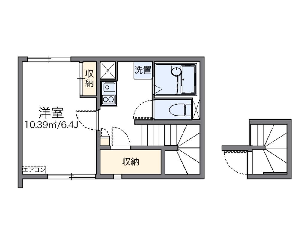 レオネクストＳｅｎｓｕｉⅣ 203号室 間取り