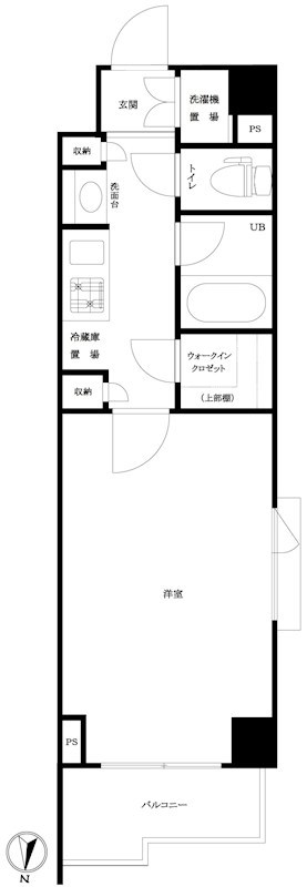 ルーブル桜新町 409号室 間取り