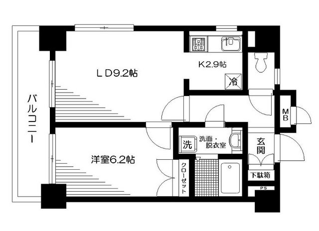 ウーノグランデ中野 間取り図