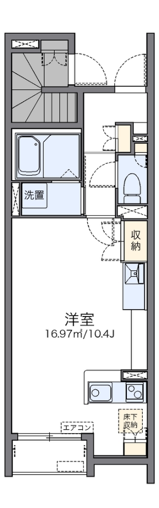 レオネクストカンフリエ 間取り図