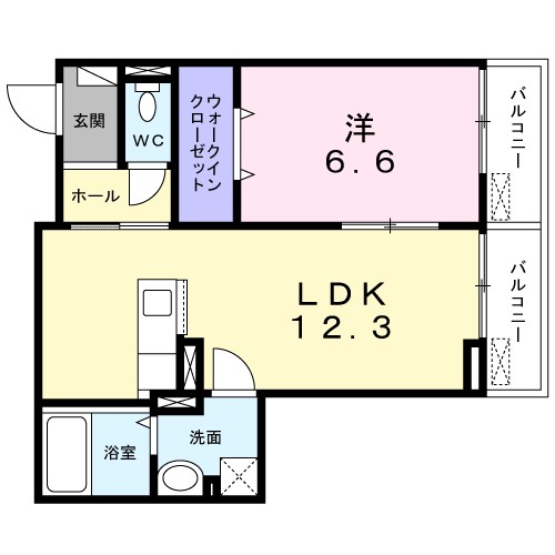 グランツⅠ 間取り図