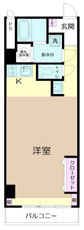 ニューハイツ湯島 間取り図