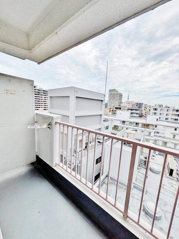 ニューハイツ湯島 ベランダ