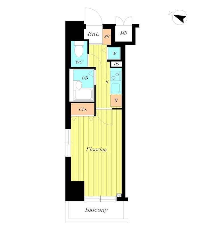 ﾒｲﾝｽﾃｰｼﾞ西麻布Ⅱ 間取り図