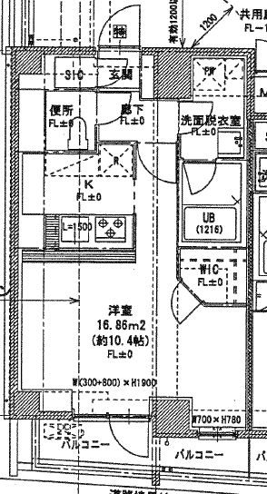 SYMPHONY FLAT 間取り図