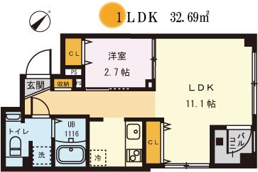 calme西巣鴨 304号室 間取り