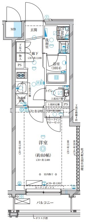 ディアレイシャス下高井戸 202号室 間取り