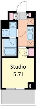 エスティメゾン千石 216号室 間取り