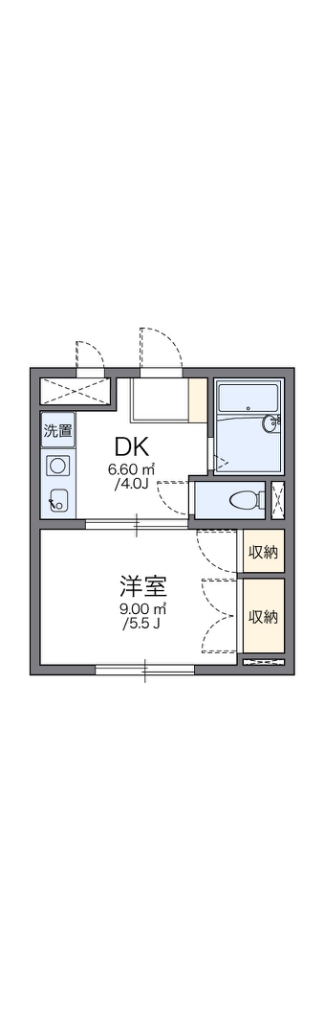 レオパレス新宿Ａ館 104号室 間取り
