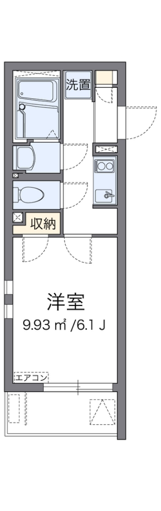 クレイノル　ソレイユ新高円寺 102号室 間取り