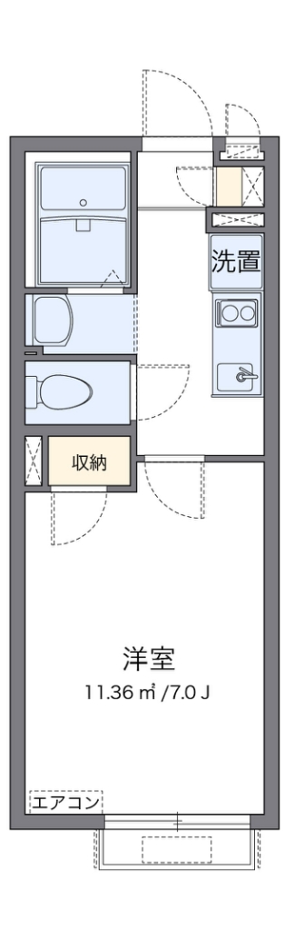 クレイノベル　ヴァレー 間取り図