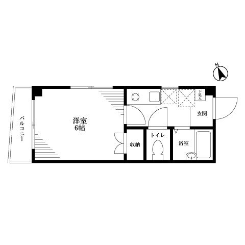 ベルエミナンス 206号室 間取り