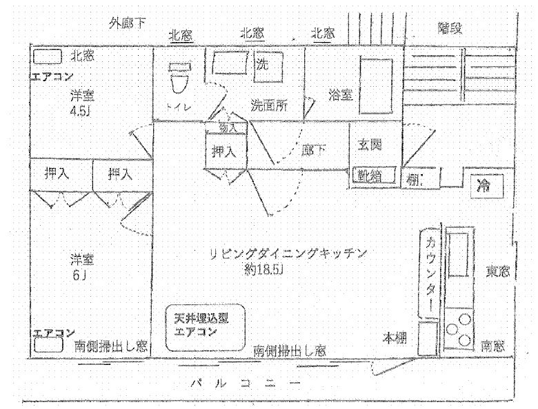 アークビル高田馬場 201号室 間取り