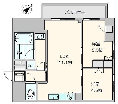 フォルテ荻窪 304号室 間取り