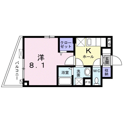 ビレッジ　アップ　渋谷 間取り図