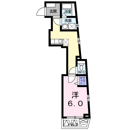 イーストワン中目黒 301号室 間取り