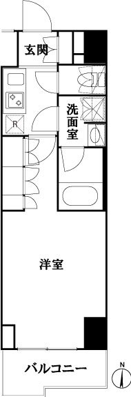 ルーブル池袋弐番館 305号室 間取り