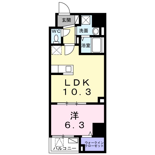 Ｍａｙ　Ｆａｉｒ 401号室 間取り